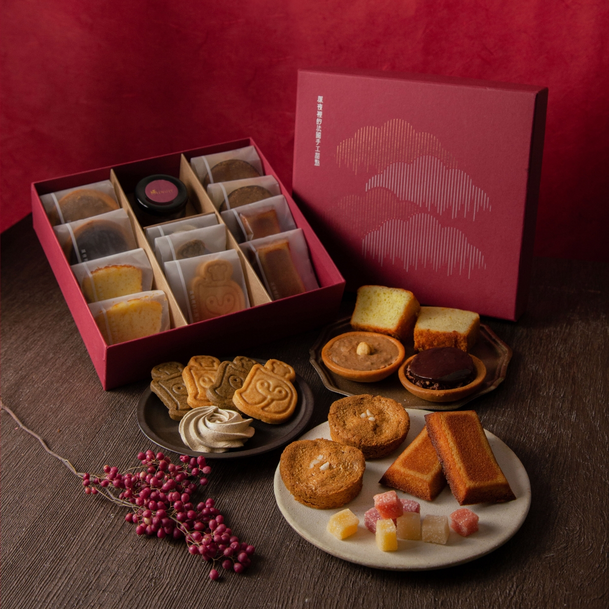 深夜裡的法國手工甜點