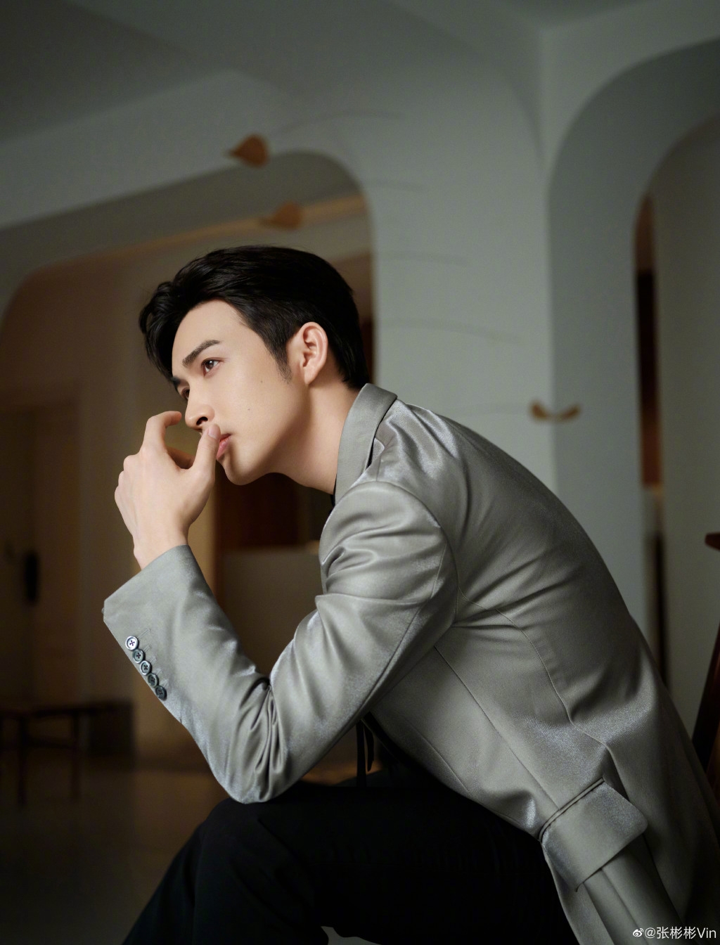 對於不實傳聞，張彬彬一笑置之。