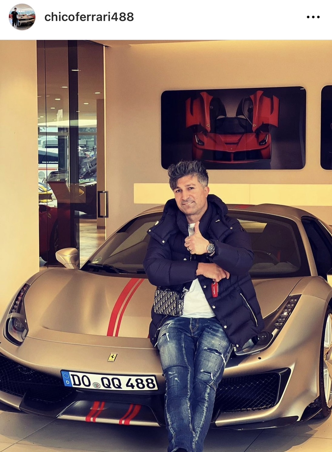 Kursat Yildirim領了錢，立刻去買各種跑車