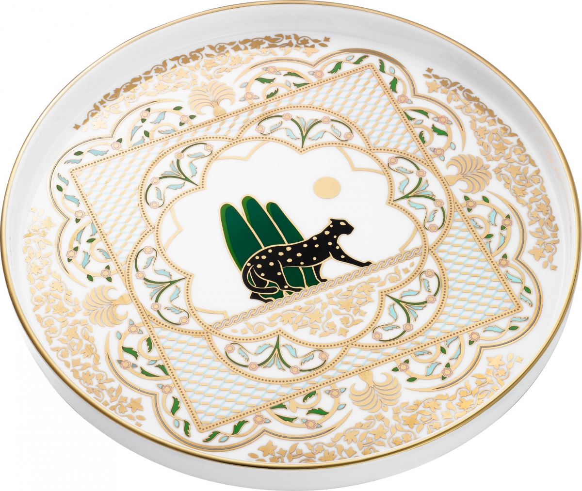 Panthère de Cartier美洲豹圓形托盤