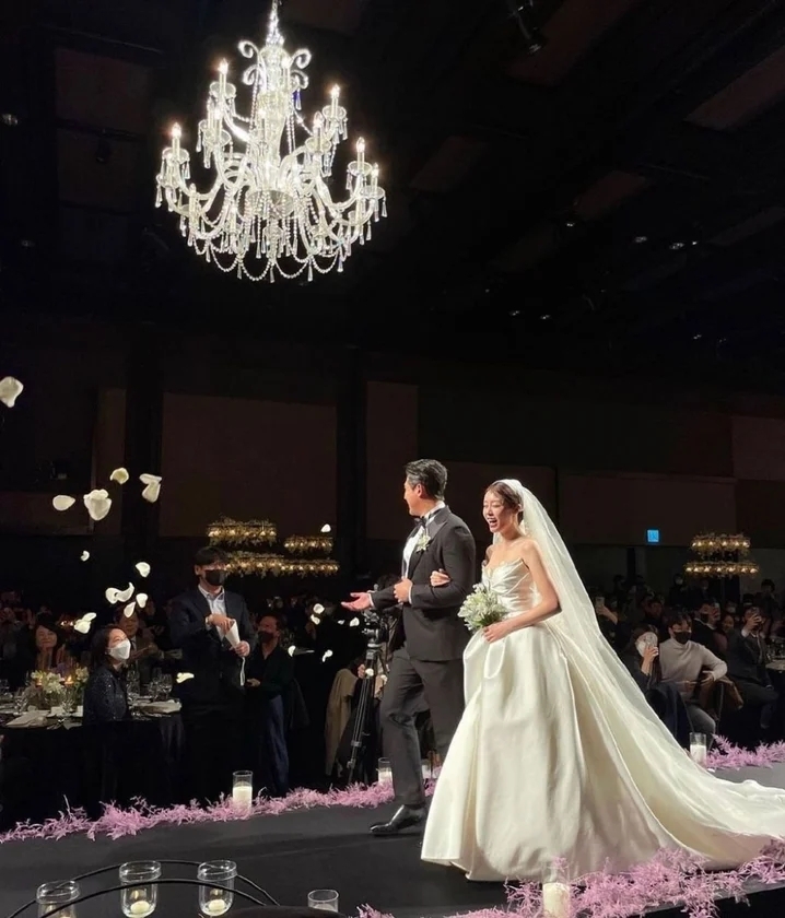 芝妍與黃載均結婚典禮現場