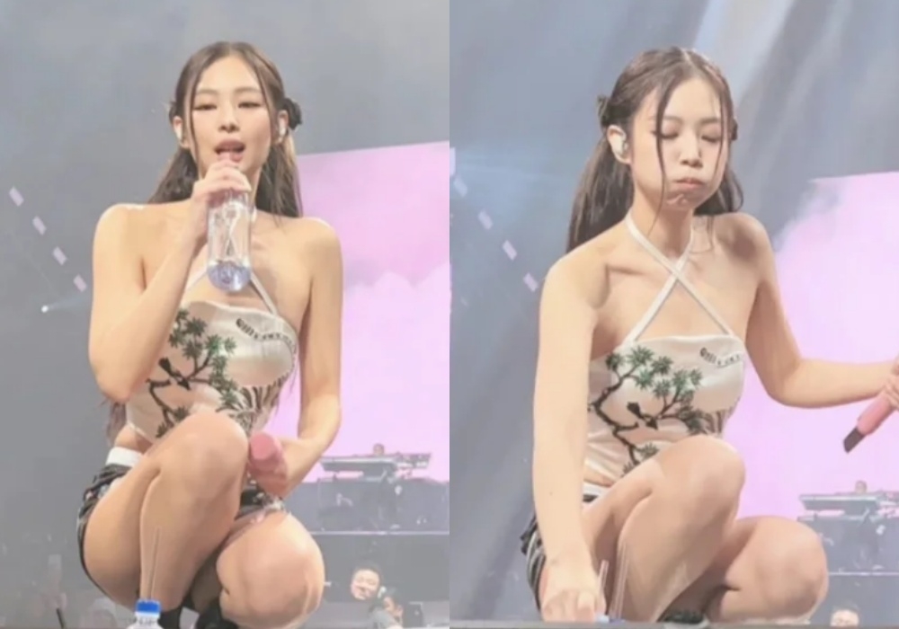 Jennie連喝水模樣都又美又可愛！