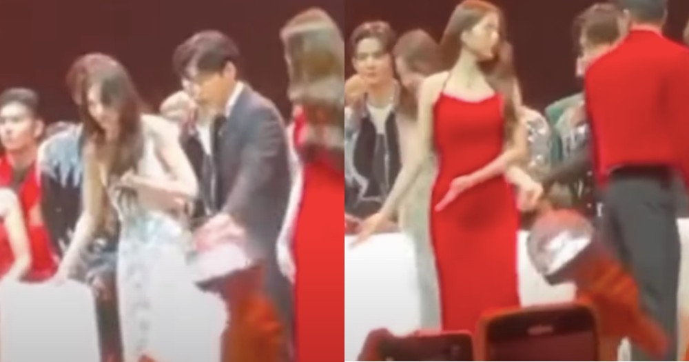 韓韶禧、金宣虎牽手