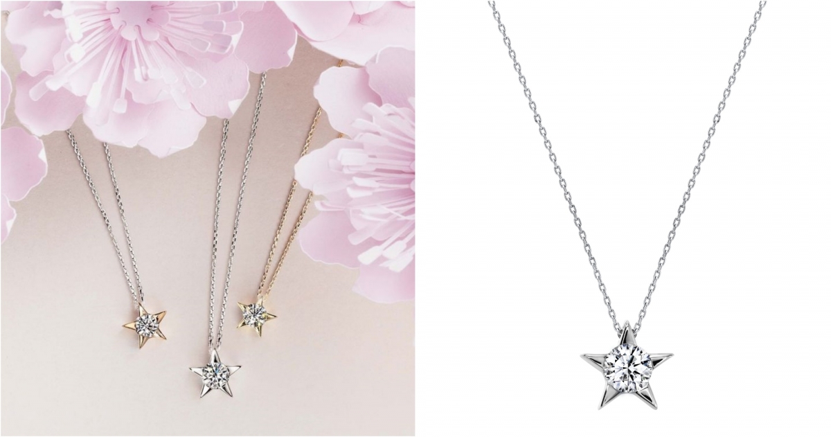 HEARTS ON FIRE ILLA 白金鑽石項鍊,NT$36,000