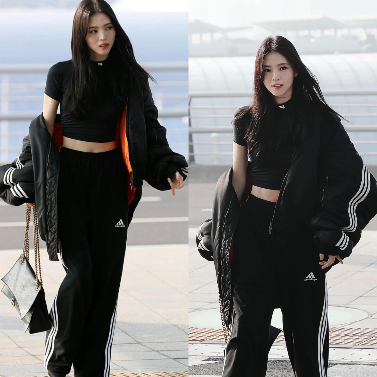 韓韶禧機場穿搭