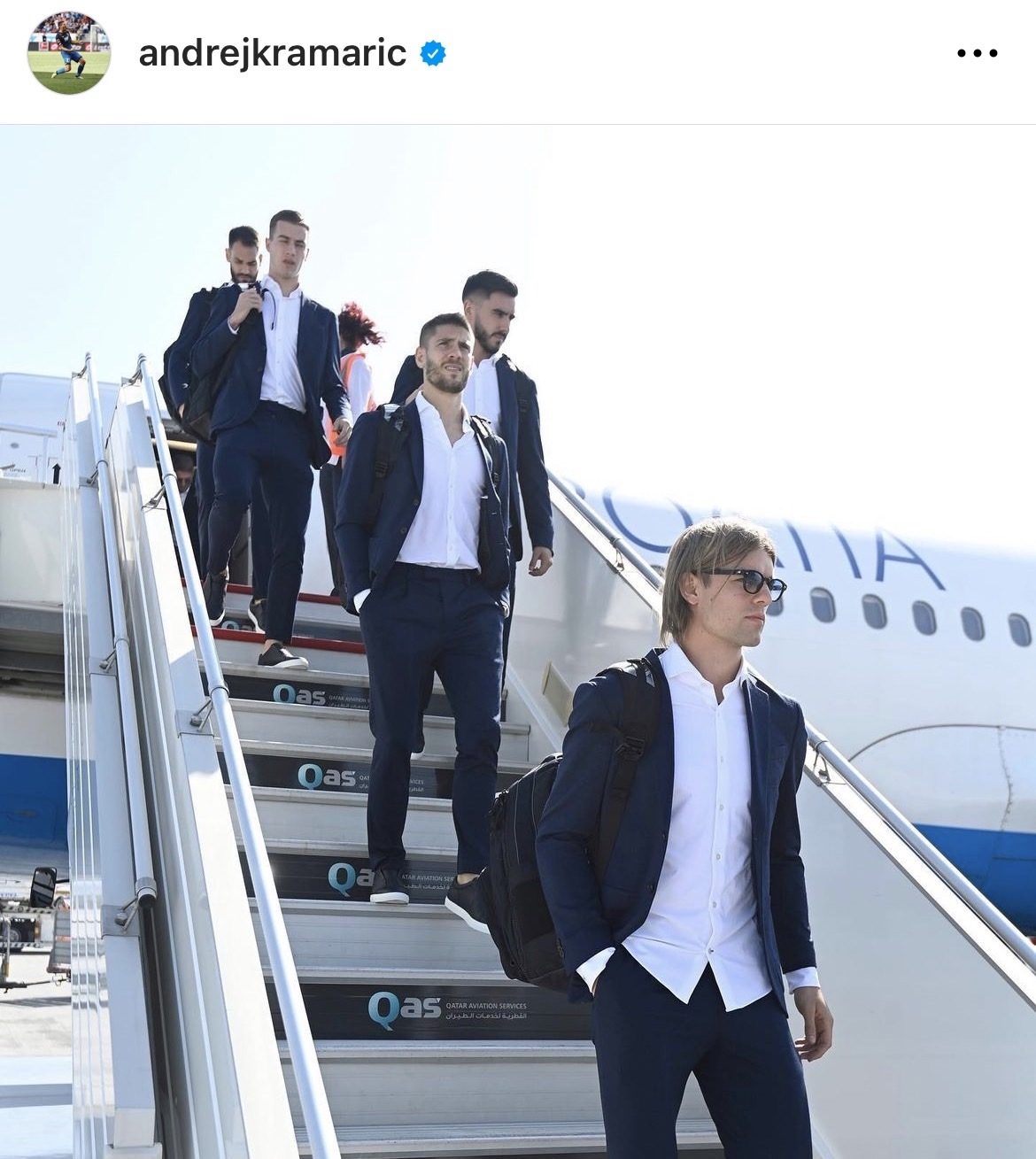 克羅埃西亞球員宛如男模隊