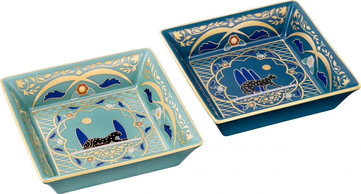 一套2件Panthère de Cartier美洲豹托盤