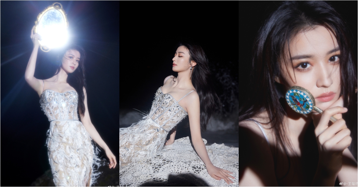 擁有娟秀臉龐的王楚然身材高挑纖細，身段窈窕。