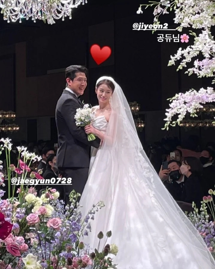 芝妍與黃載均結婚典禮現場