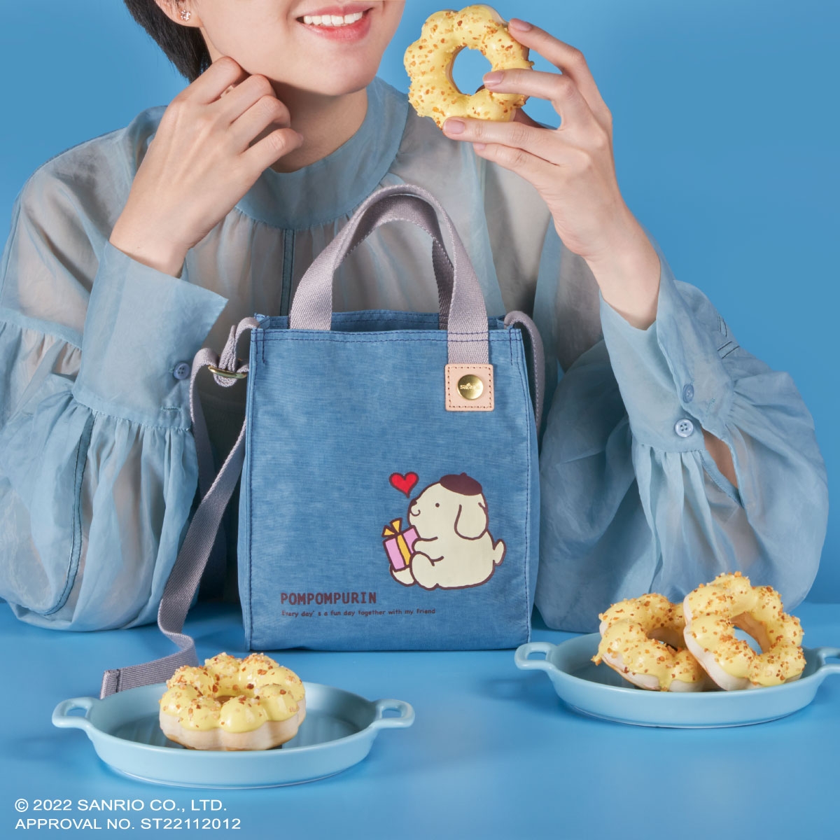 satana布丁狗聯名款迷你托特包，NT$1,600