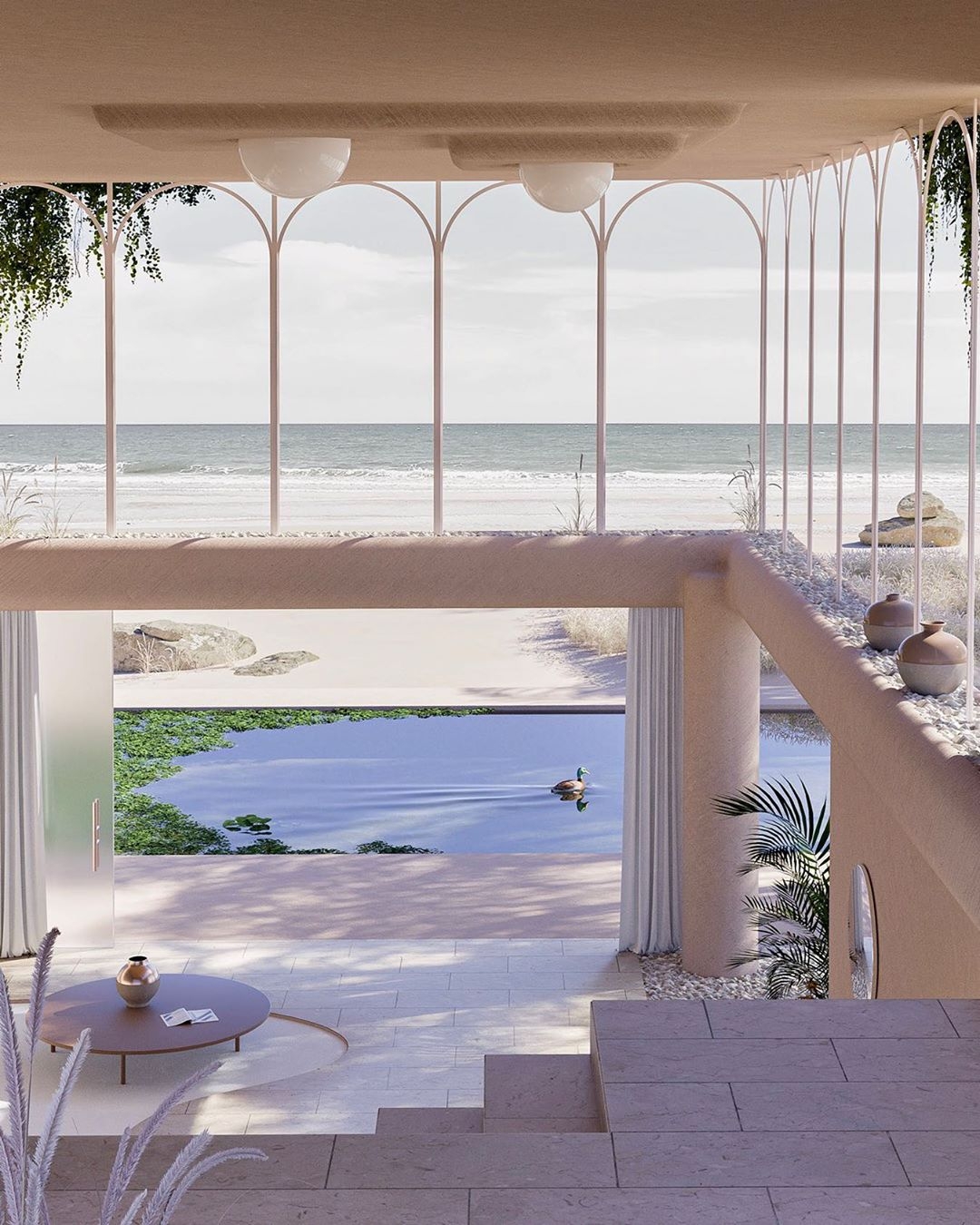 泰國粉紅網美飯店絕美概念圖