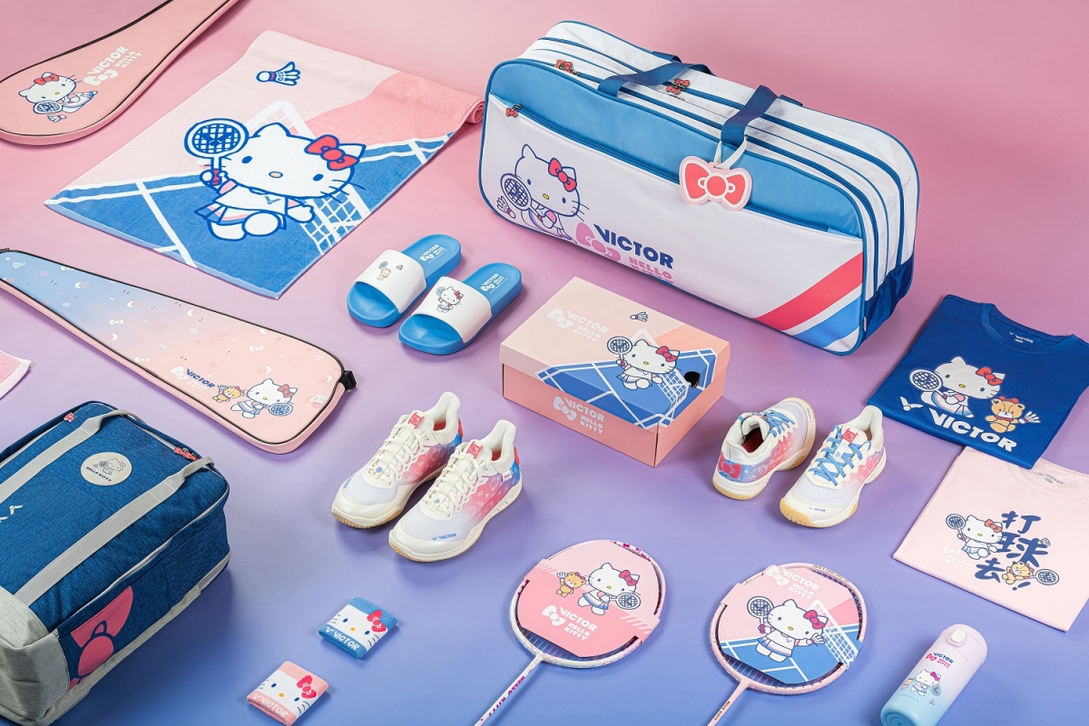 VICTOR二度攜手HELLO KITTY推出聯名系列商品