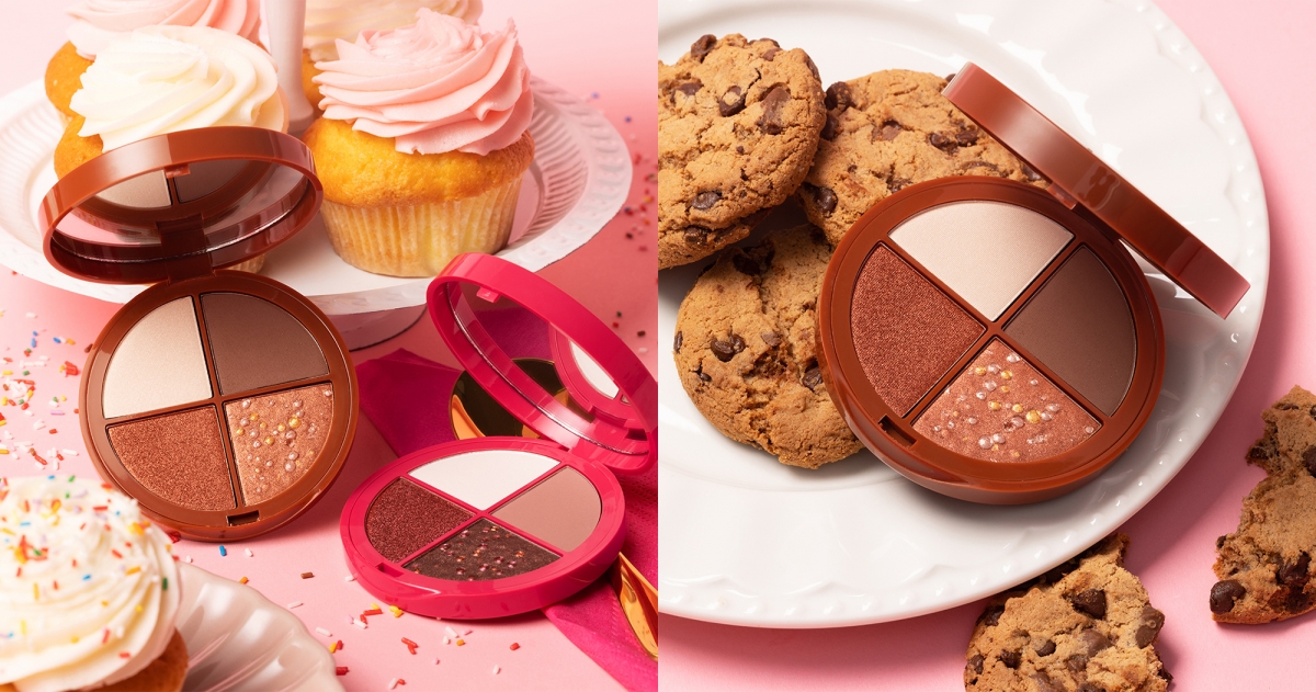 PUPA 夾心蛋糕四色眼影盤 #01 焦糖布蕾