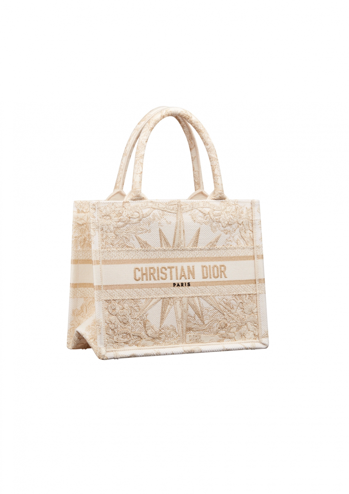 Dior Book Tote 金色無限之夢刺繡小型托特包，NT$100,000
