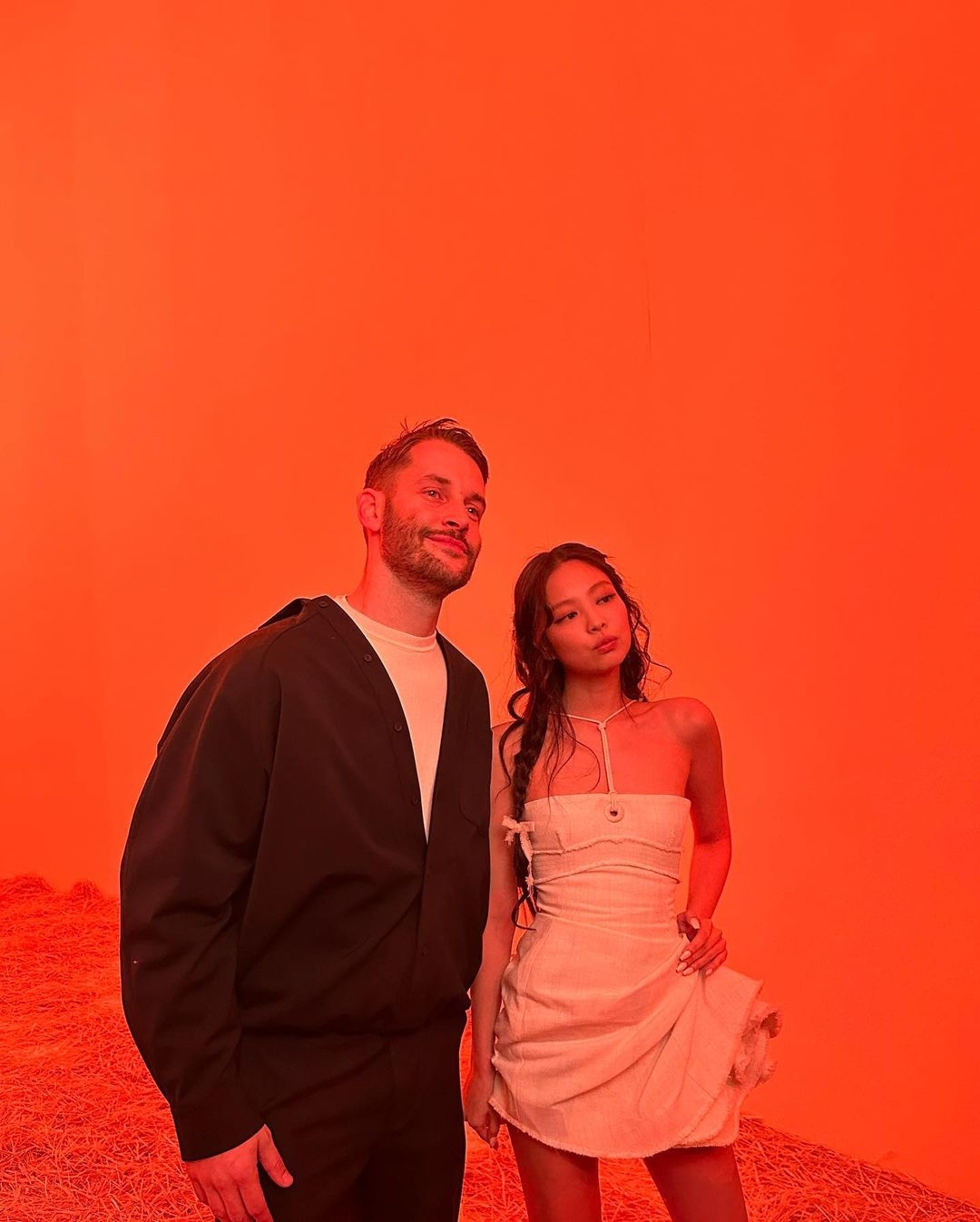 Jennie與Simon Porte Jacquemus