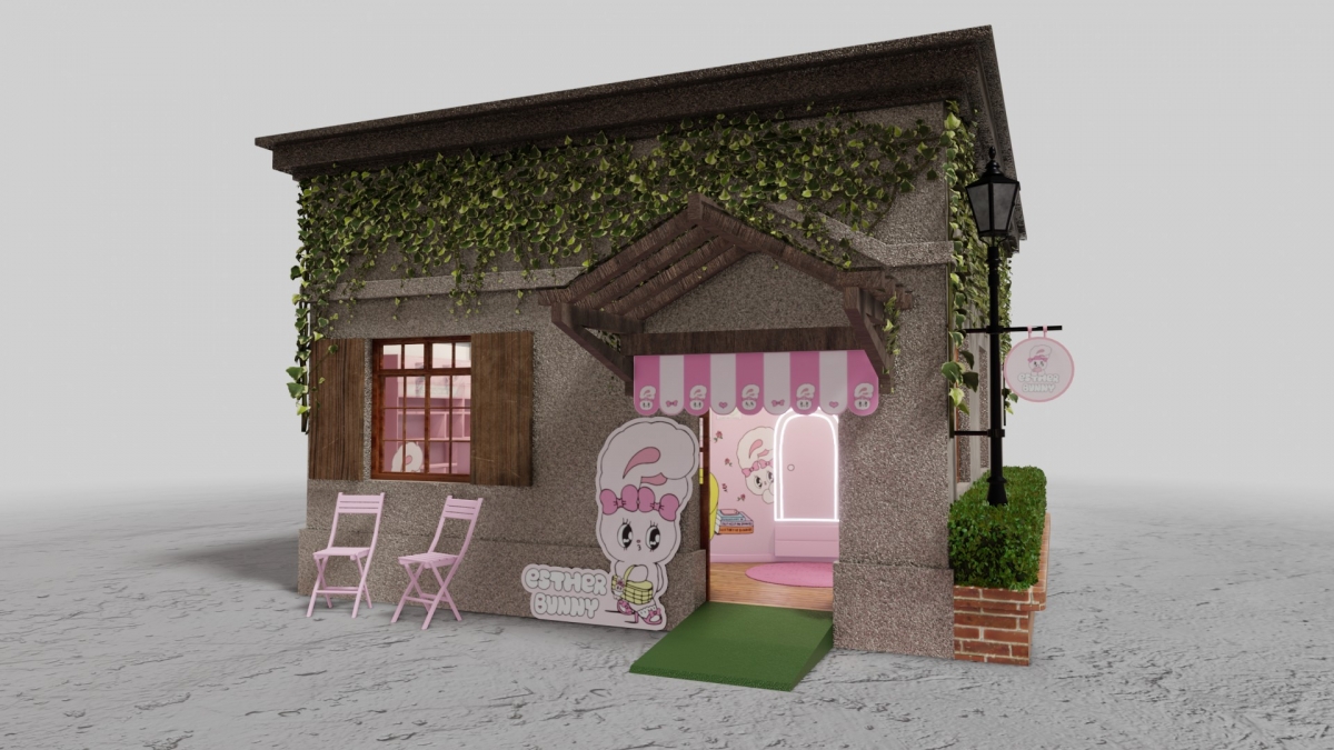 《Esther Bunny 艾絲樂小兔》華山快閃店打卡點