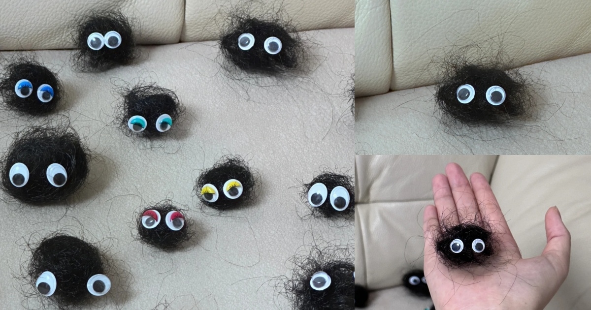 這些煤炭精靈還有不同表情