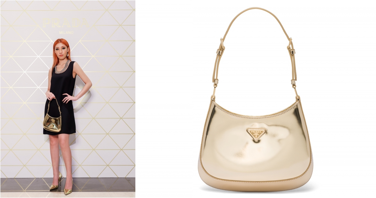 Prada Cleo Spazzolato 皮革肩背包，NT$82,000