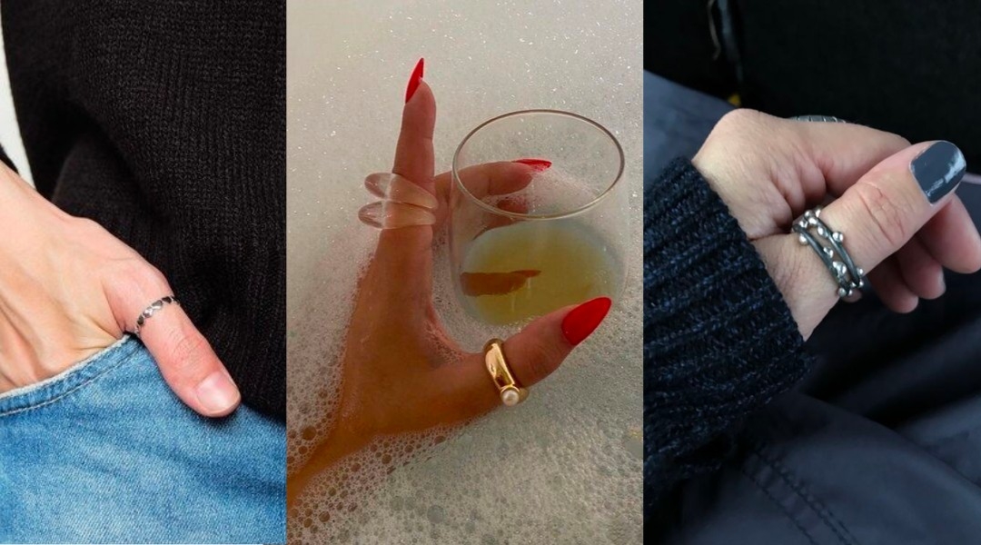 大拇指戒指戴法