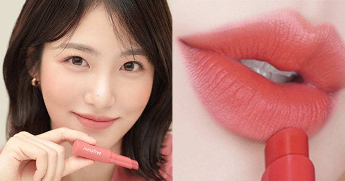 innisfree-花漾綿蜜染唇膏