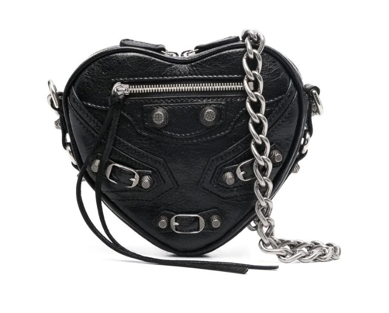 Balenciaga mini Le Cagole Heart leather crossbody bag