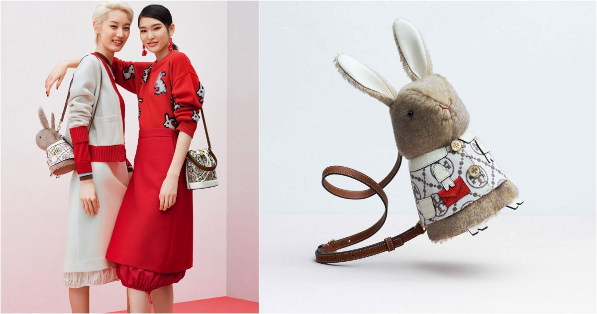 Tory Burch 立體的絨毛福兔包,NT$27,900