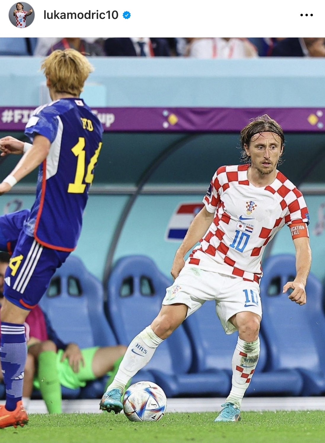 魔笛Luka Modric身高172公分，卻技巧驚人