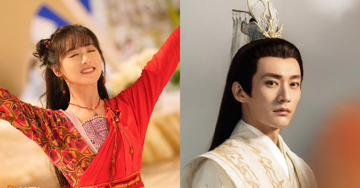 袁冰妍、劉學義新戲《落花時節又逢君》距離開播日子不遠矣。