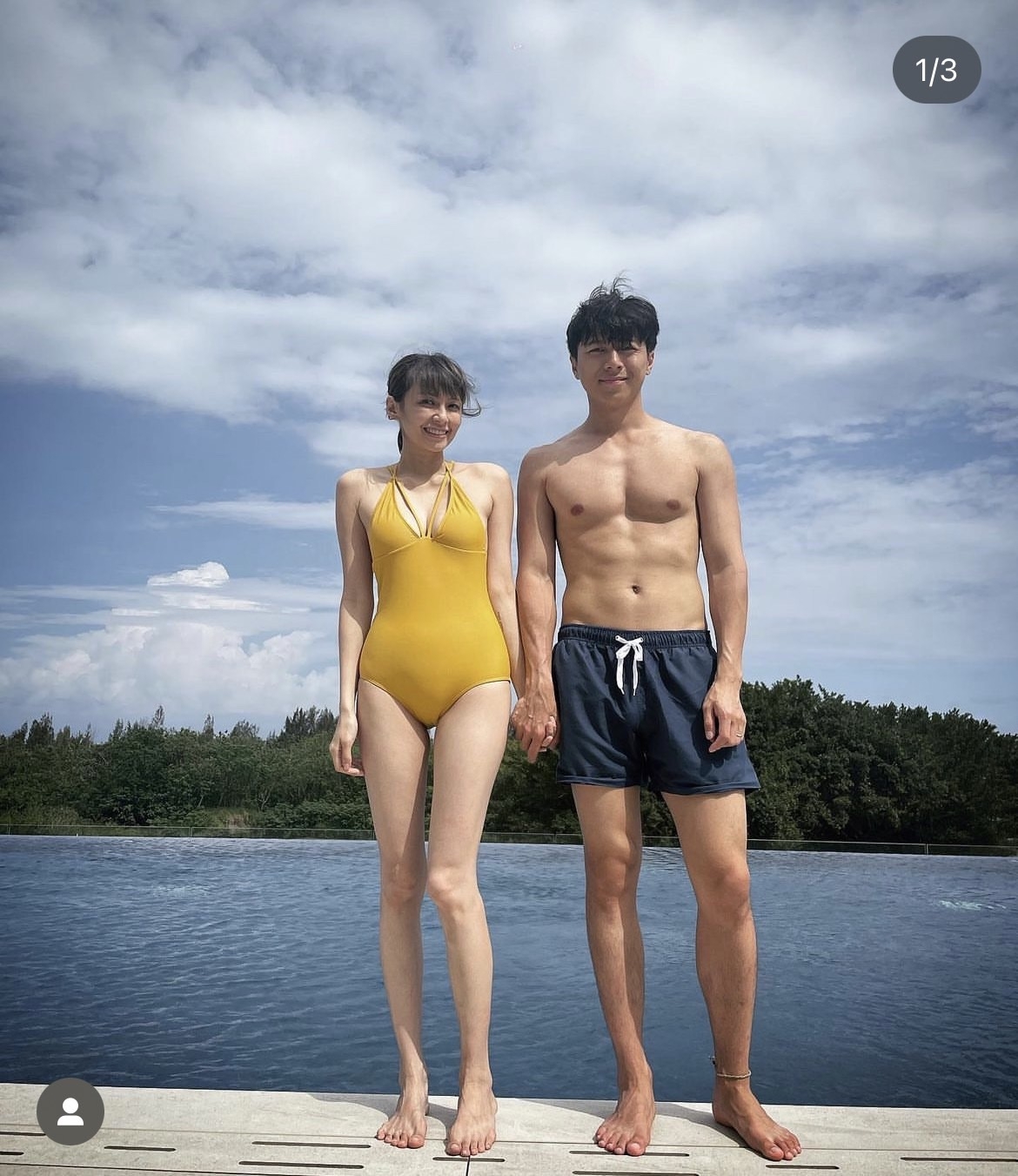 袁艾菲與老魚現在幸福夫妻照