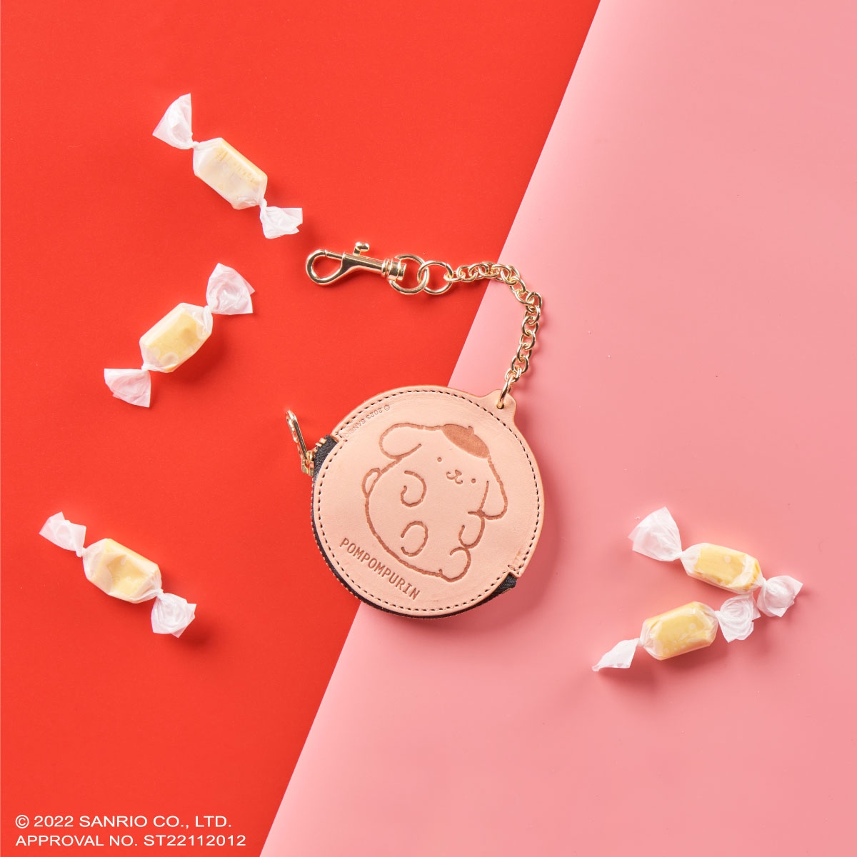 satana布丁狗聯名款小圓球零錢包，NT$980