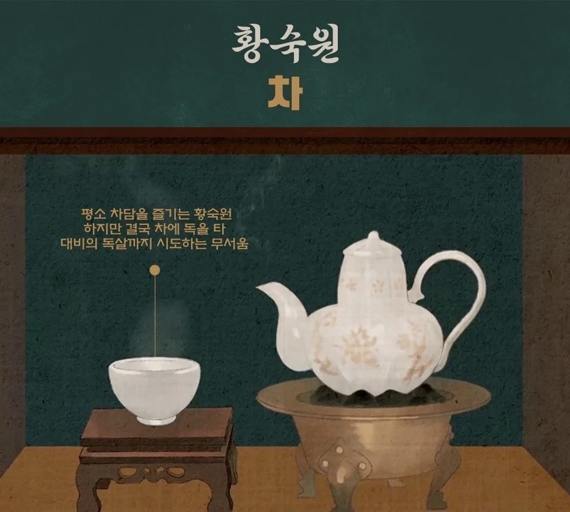 《王后傘下》片頭彩蛋6.黃貴人——茶壺、茶杯