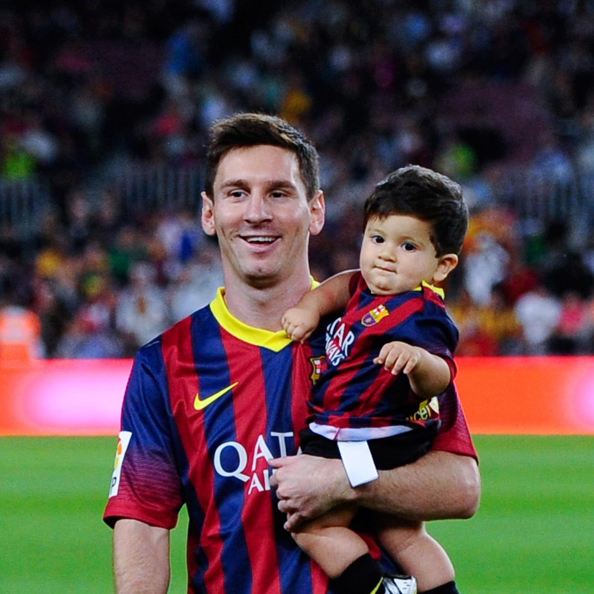 梅西與大兒子