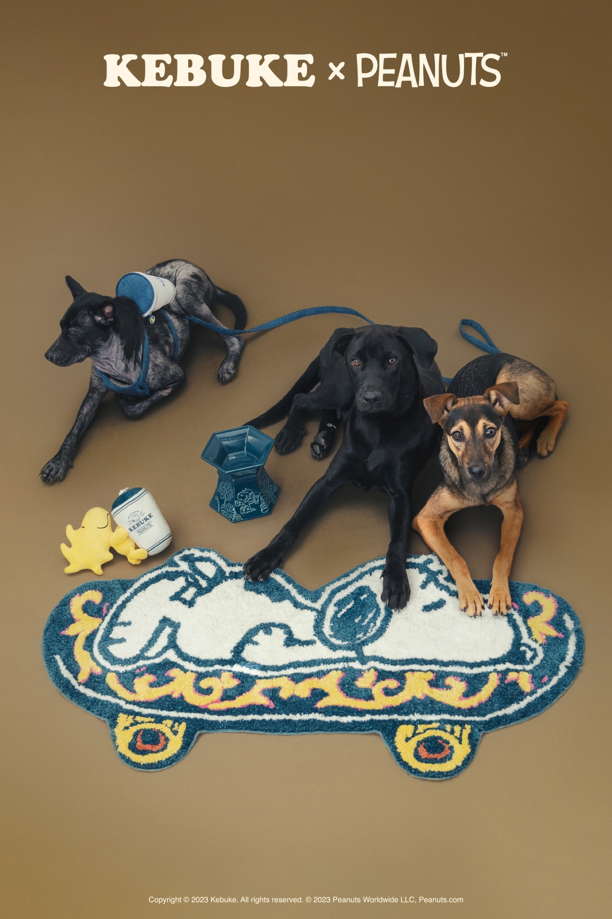 可不可X史努比寵物周邊