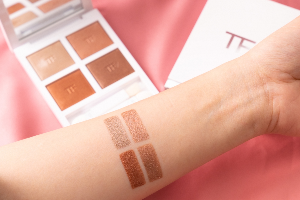 TOM FORD BEAUTY 太陽輕吻訂製香檳光芒系列 訂製香檳四格眼盤#冰川虹光,NT$3,350