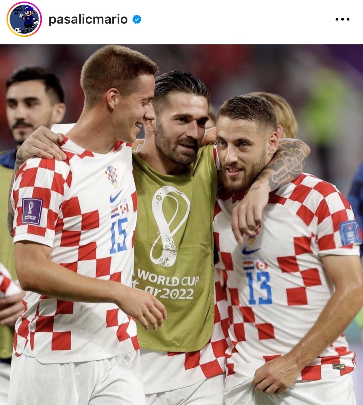 Mario Pašalić與克羅埃西亞一起贏下季軍