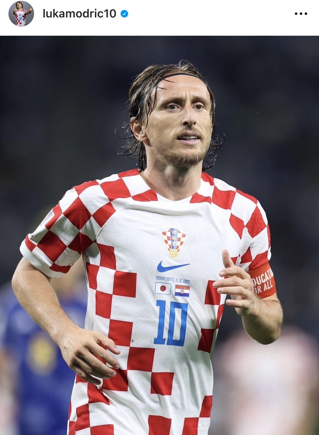本屆是魔笛Luka Modric最後一屆世足賽