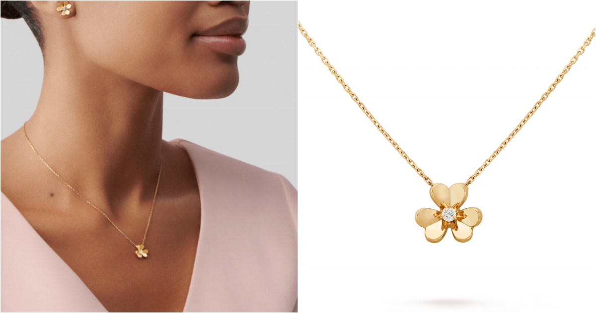 Van Cleef & Arpels Frivole迷你吊墜,NT57,500