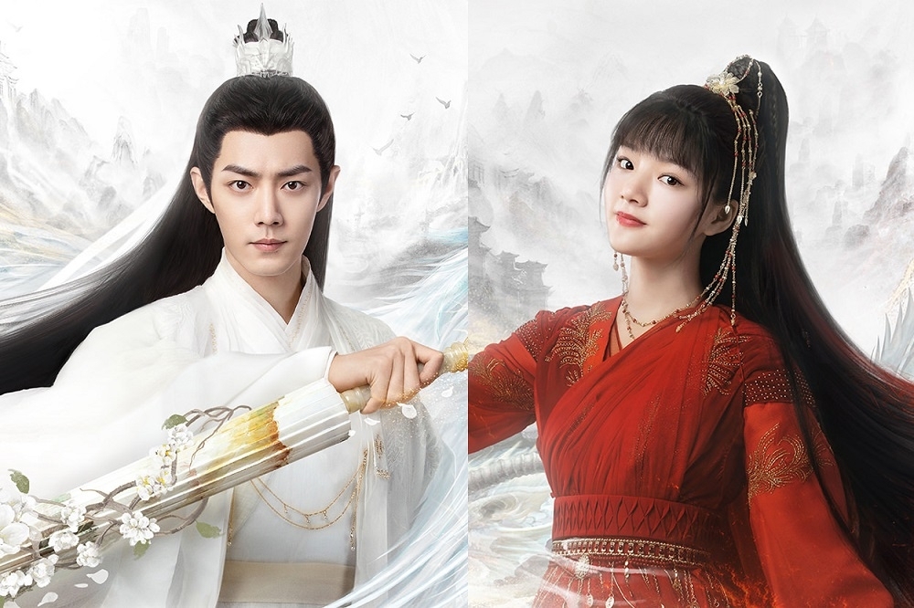 任敏與肖戰在《玉骨遙》飾演一對相愛的師徒。