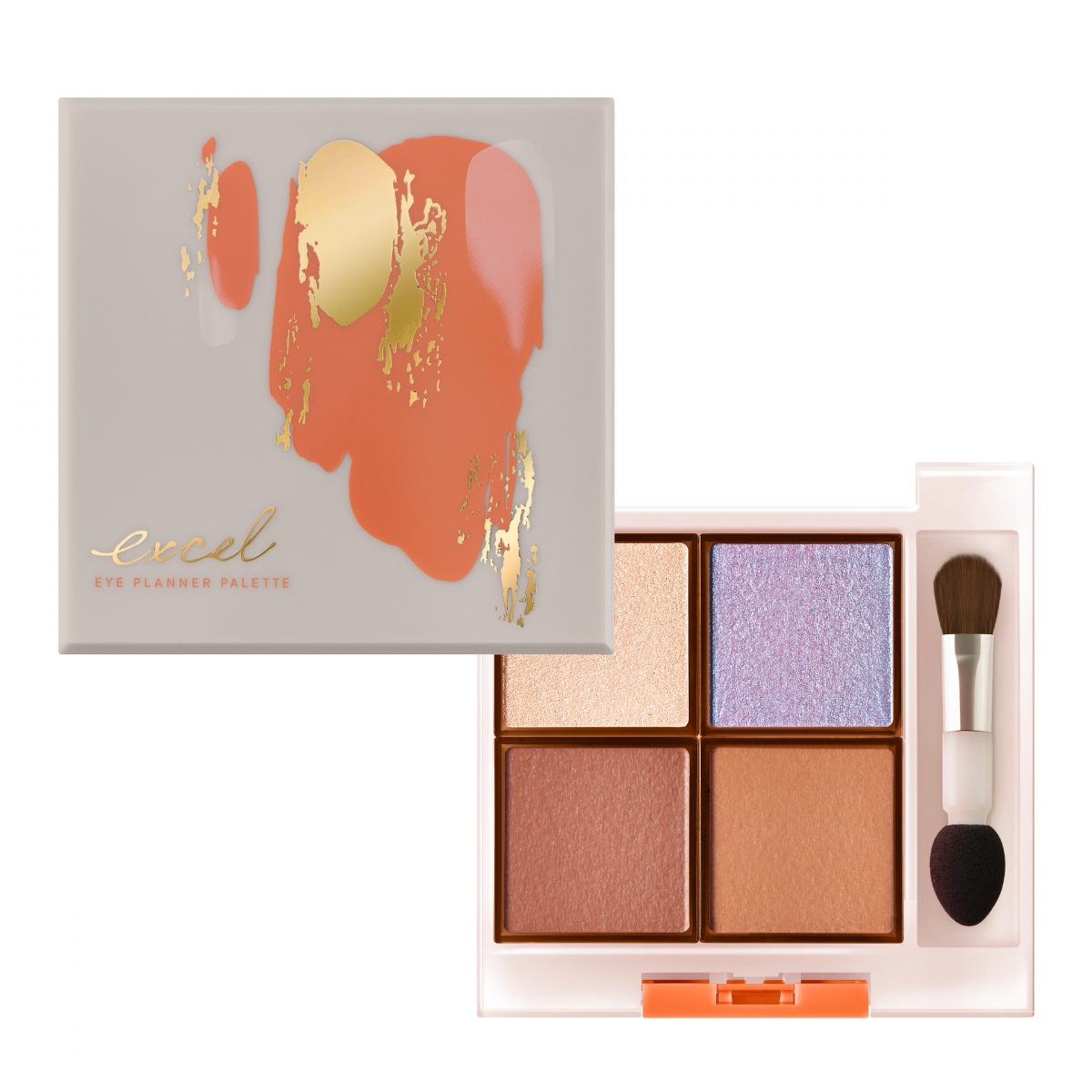 EXCEL 藝采墨緋眼影盤#01土薰藍，NT$900