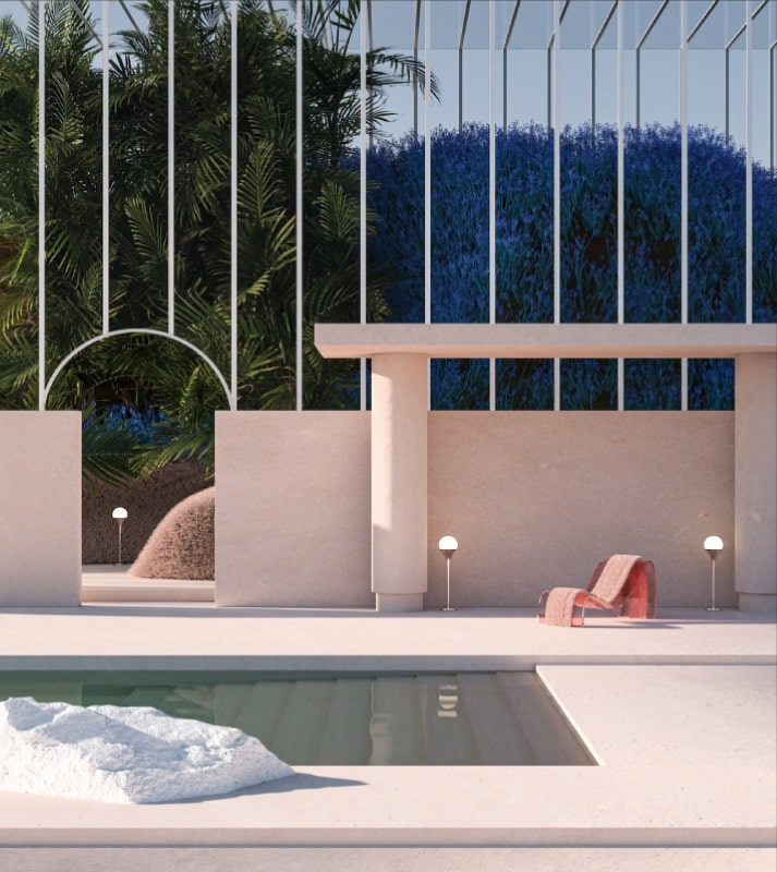 泰國粉紅網美飯店，粉紅的很有質感