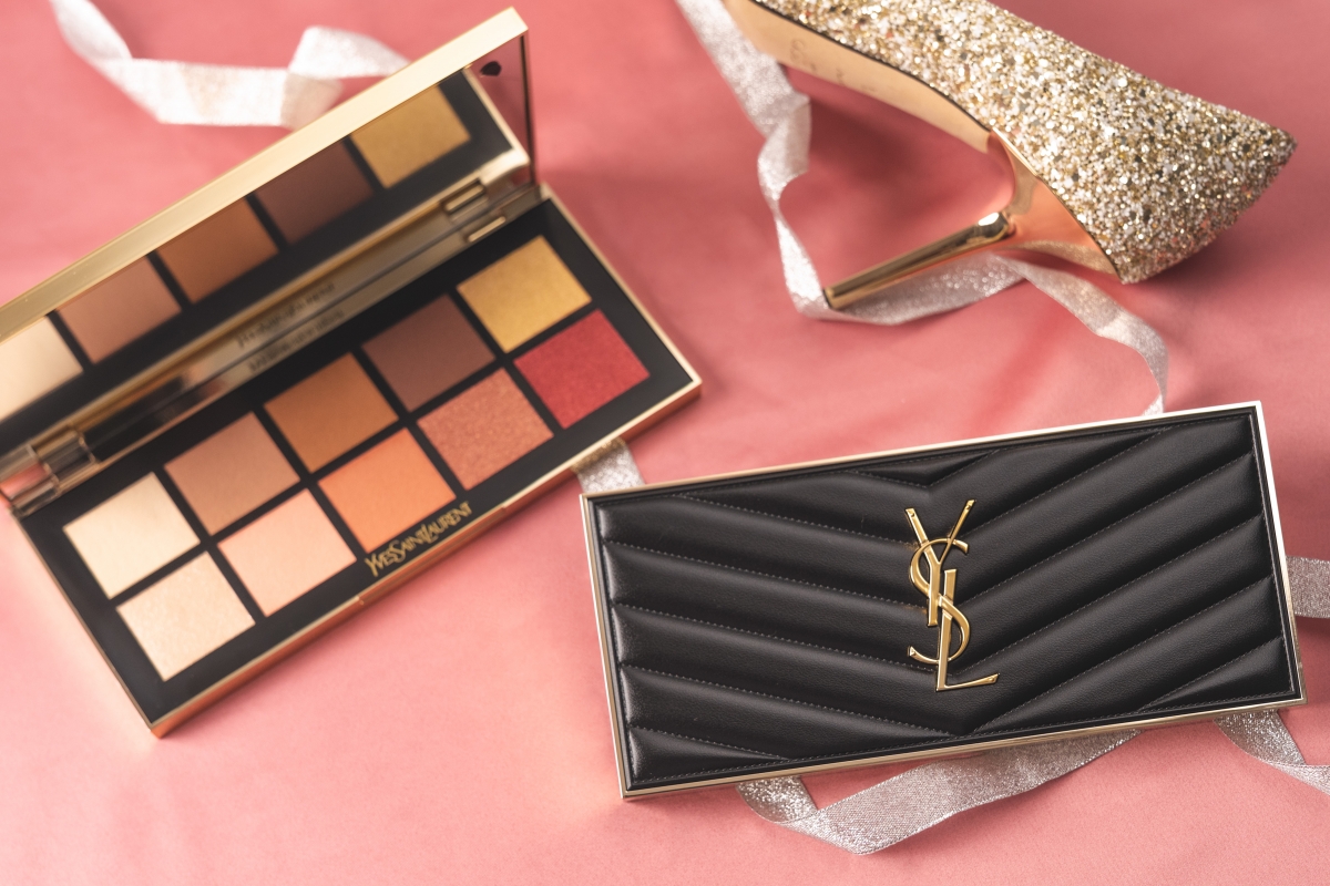 YSL 訂製奢華皮革彩妝盤,NT$3,600