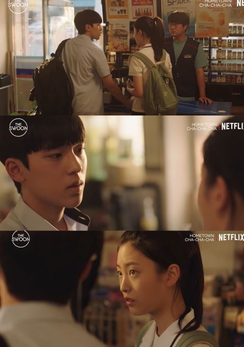 文成賢、吳藝珠在《海岸村恰恰恰》短暫出現，這一幕卻是相當經典。