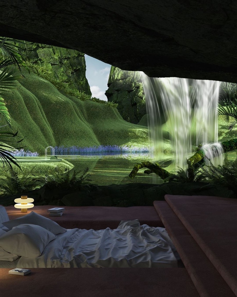 泰國粉紅網美飯店與生態結合