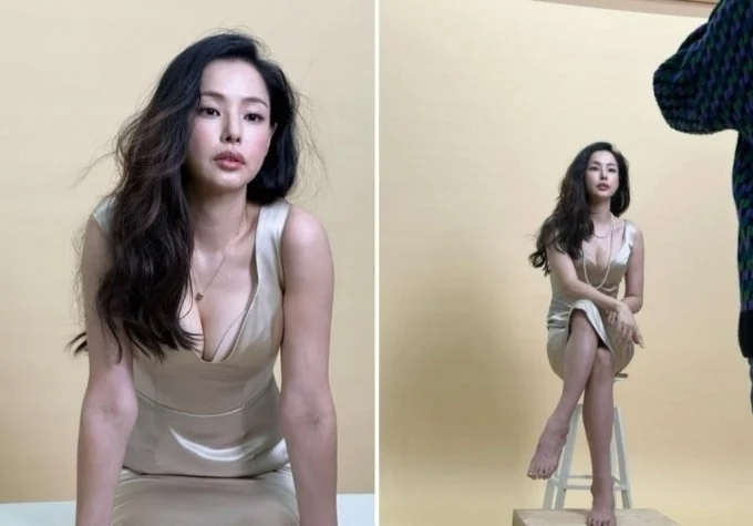 李荷妮產後復出拍攝內衣廣告