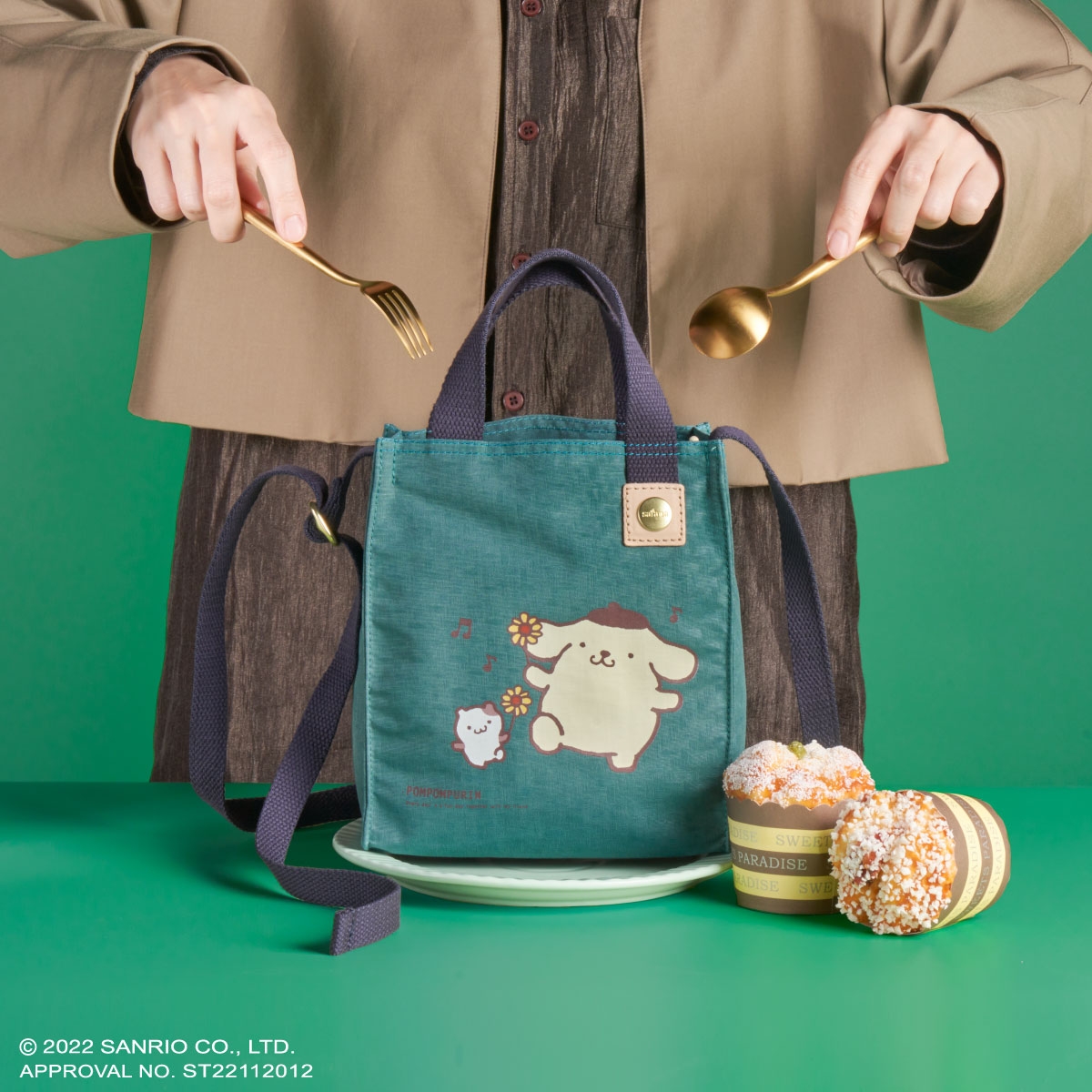 satana布丁狗聯名款迷你托特包，NT$1,600