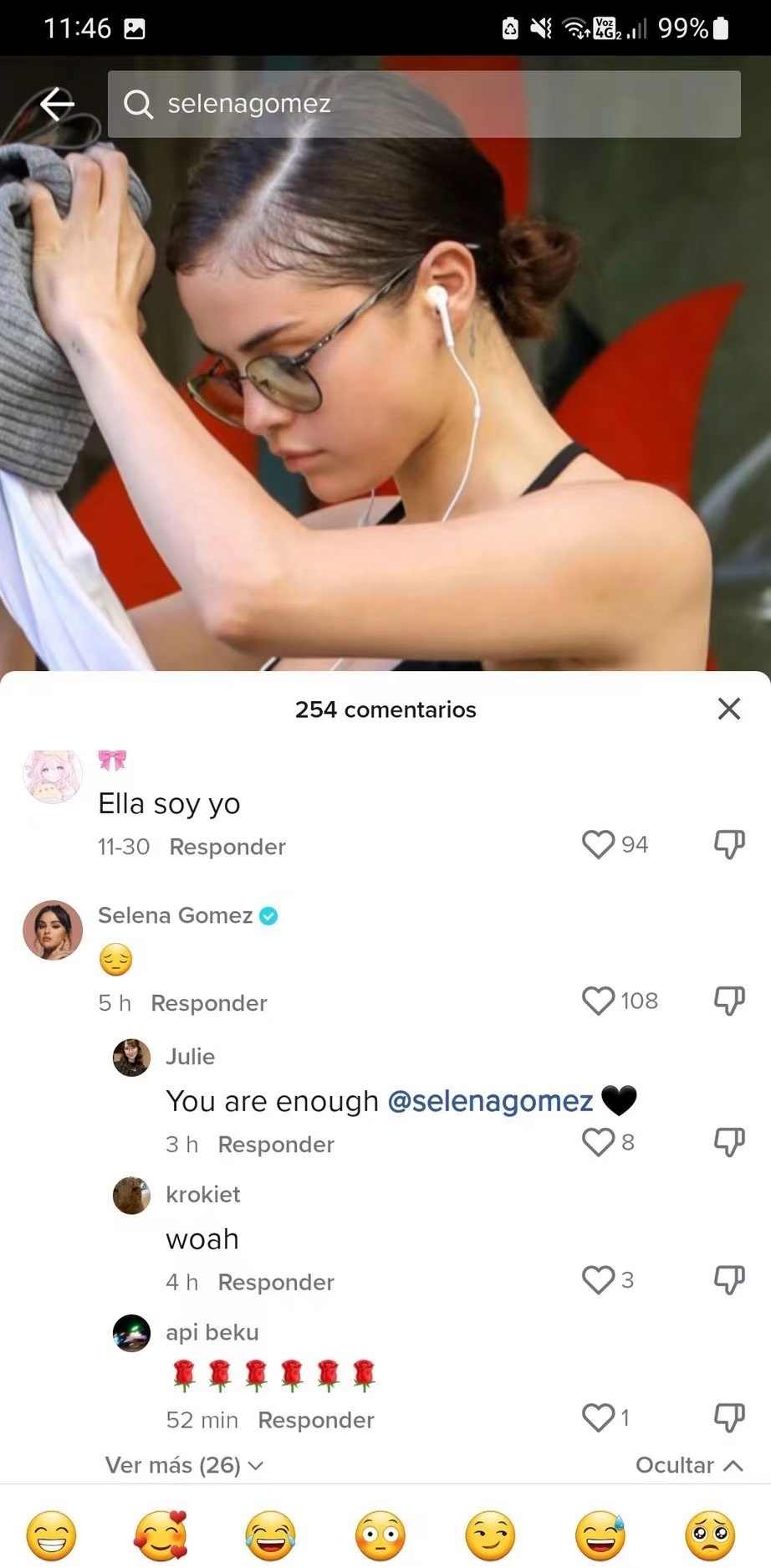 賽琳娜親自回覆網友批評小賈的貼文