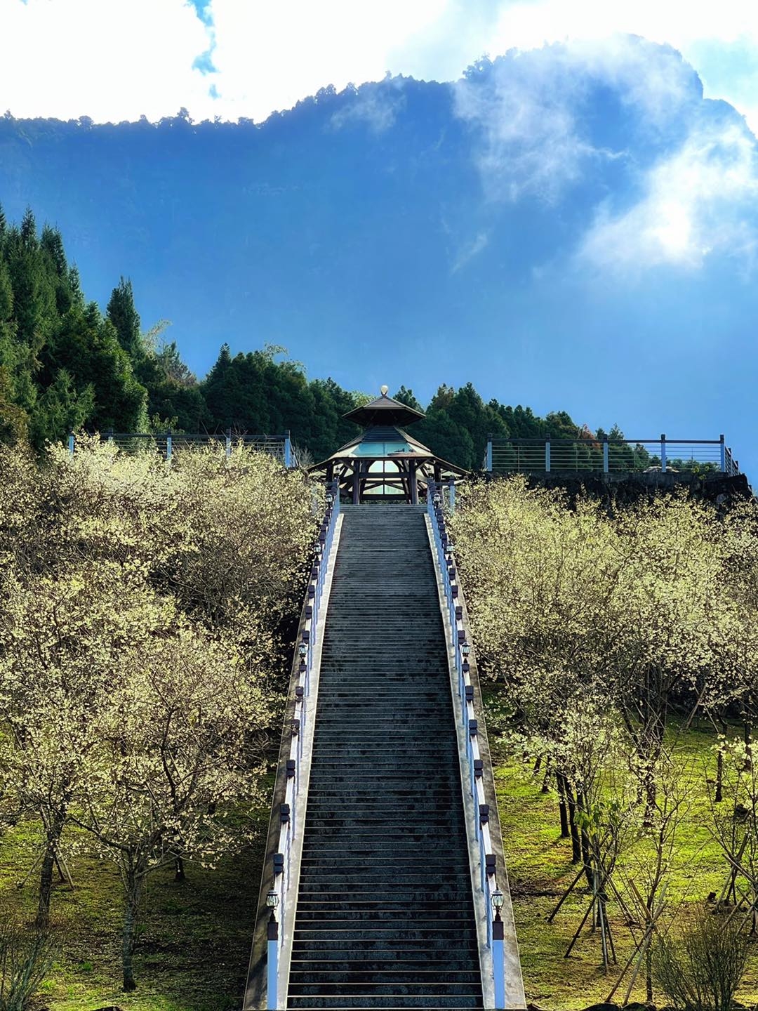 充滿氣勢的太極亭、虹橋,似乎有種武俠小說中武當山的氣勢。