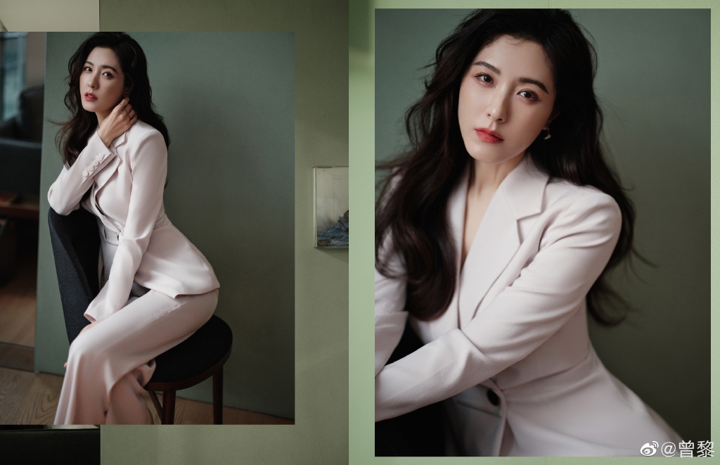 46歲的曾黎舉手投足之間充滿魅力，是風情萬種的美人。