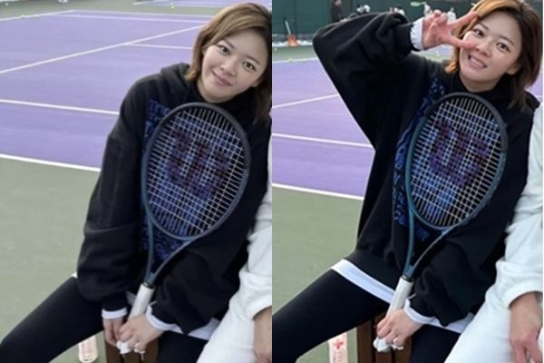 定延迷上打網球