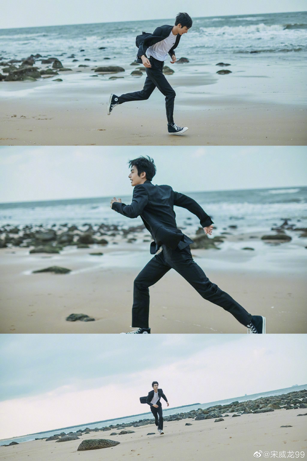 身高185公分的宋威龍擁有一雙修長筷子腿。